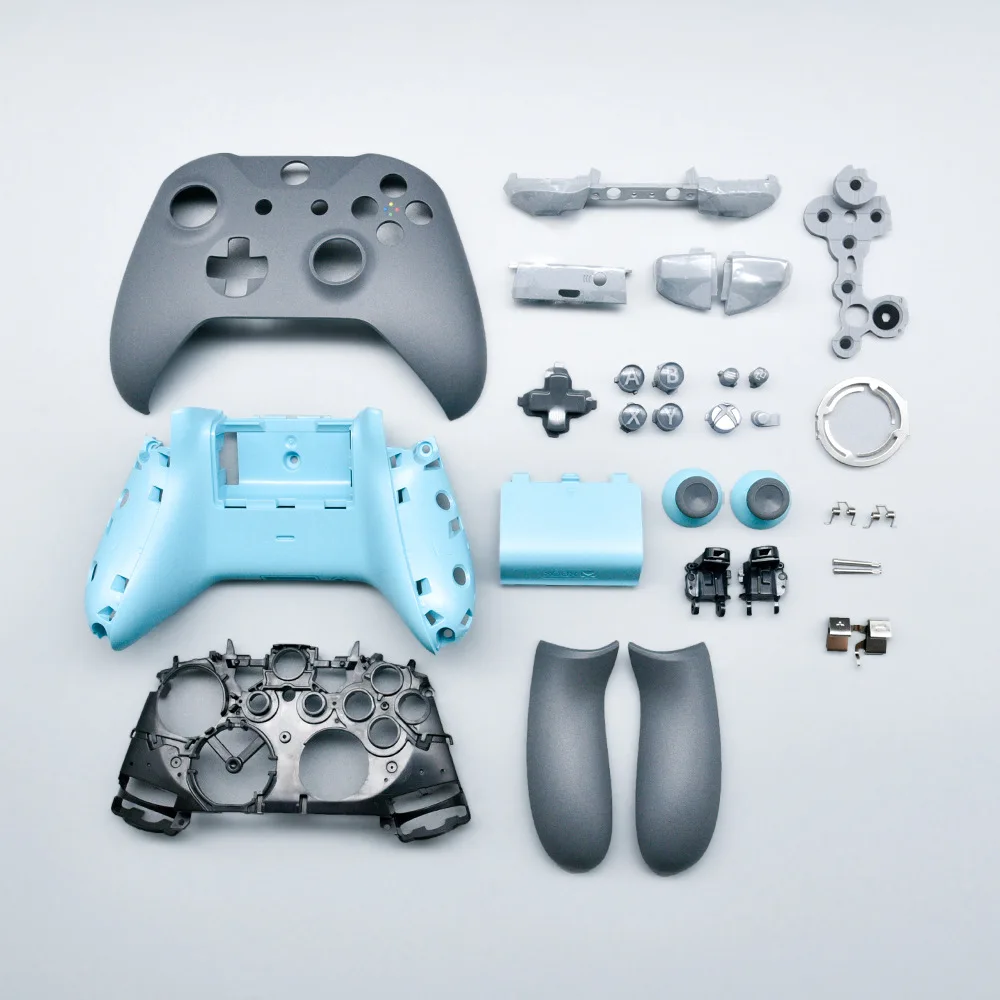 

Чехол для Xbox One S полный комплект чехол для ручки Сменный Чехол Аксессуары для ремонта Серый Синий чехол для ручки полный комплект аксессуар...