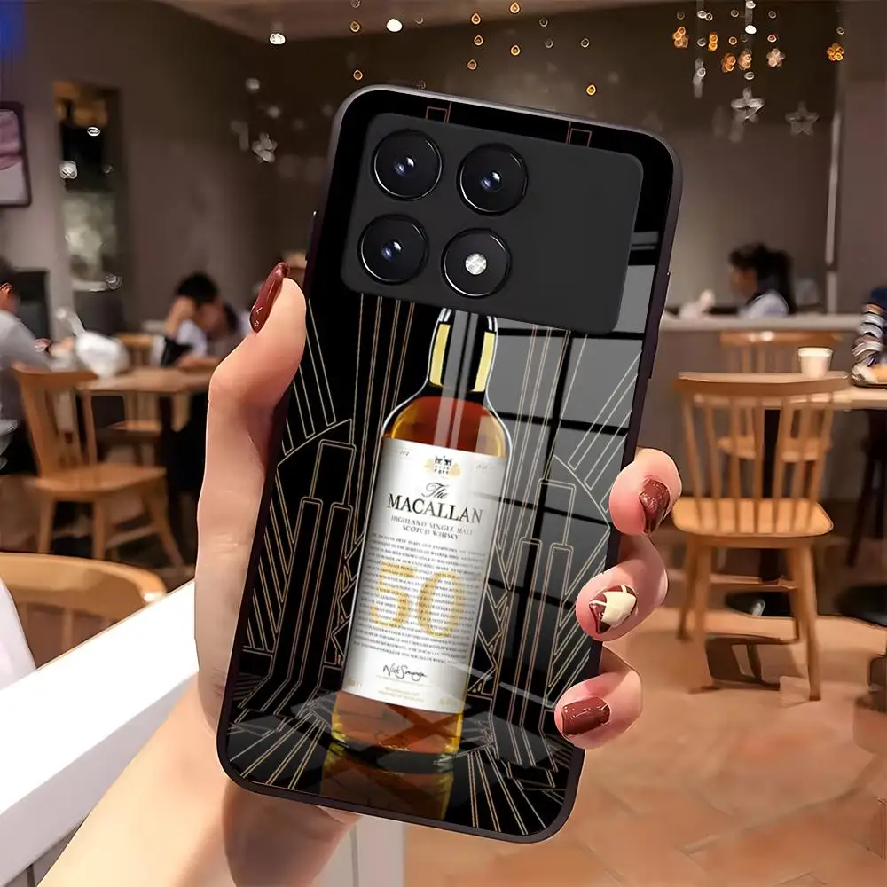 Чехол для телефона Alcohol M-Macallan-N для Xiaomi 17 15 14 13 T Pro Ultra Redmi 15 14 Pro Plus 4G 5G A7, стеклянный чехол (art.: 3920dbbe9f9df) - 3920dbbe9f9df