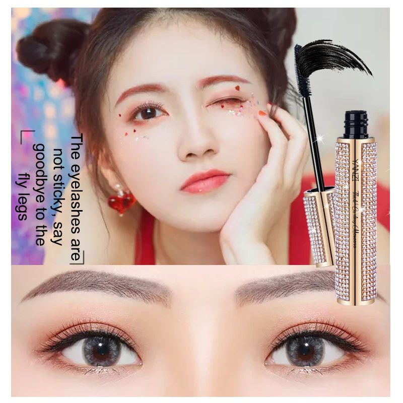 

Тушь для ресниц с шелковым волокном и эффектом звездного неба