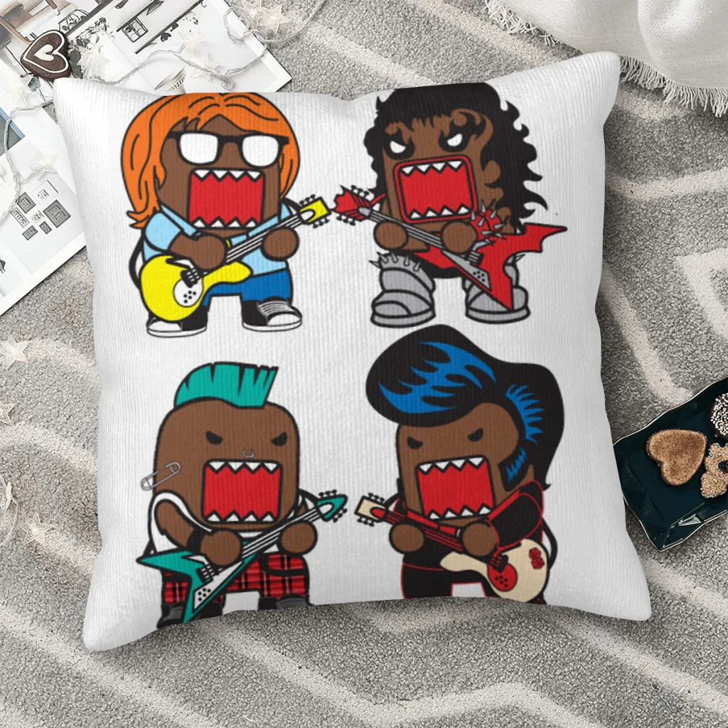 

Domo Rockers Classic Cojines Domo Kun Throw Pillow Case Cushion Covers Home Sofa Chair Decorative Backpack