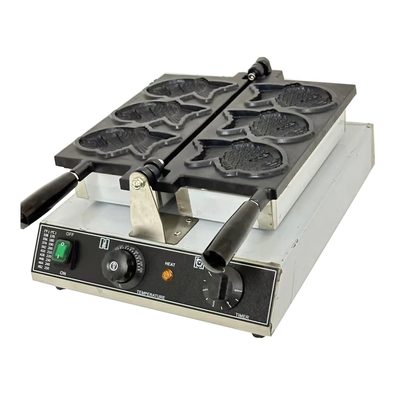 3 шт. вафельница для мороженого с рыбой 1600 Вт газовая электрическая машина тайяки