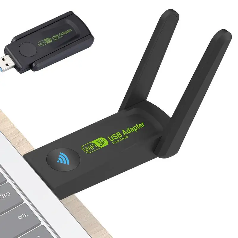 

USB Wi-Fi адаптер USB3.0 Wifi адаптер с высоким коэффициентом усиления антенны Двухдиапазонные Компьютерные аксессуары для ноутбуков настольных компьютеров и планшетов