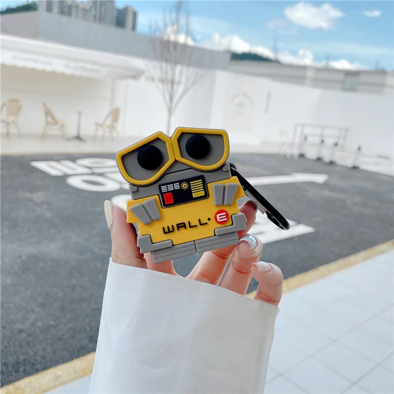 

3D Cartoon WALL·E Cute WALL Silicone Case For Airpods 1/2/3 Pro Earphone Box Cover Wireless Bluetooth Headset Protection Cover