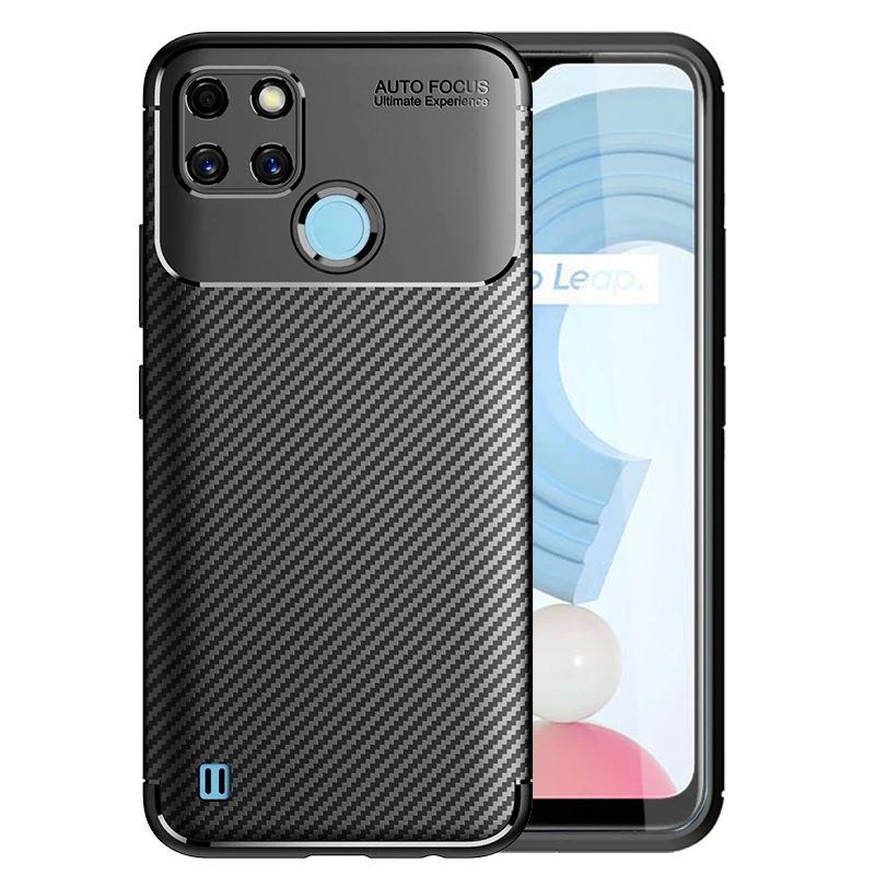 For OPPO Realme C21Y Case Cover For Realme C11 2021 C21 C21Y C25Y Shockproof Capas TPU Bumper Soft Cover For Realme C21Y Fundas