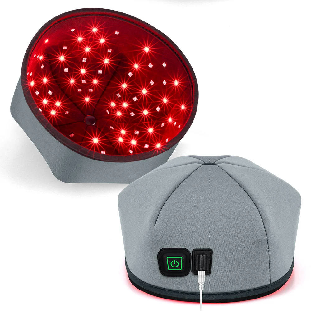 

LED Red Light Therapy Devices Scalp Massager Hair Growth Helmet Pain Relief Care Bald Head Scalp Hair Growth Cap Relax Brain