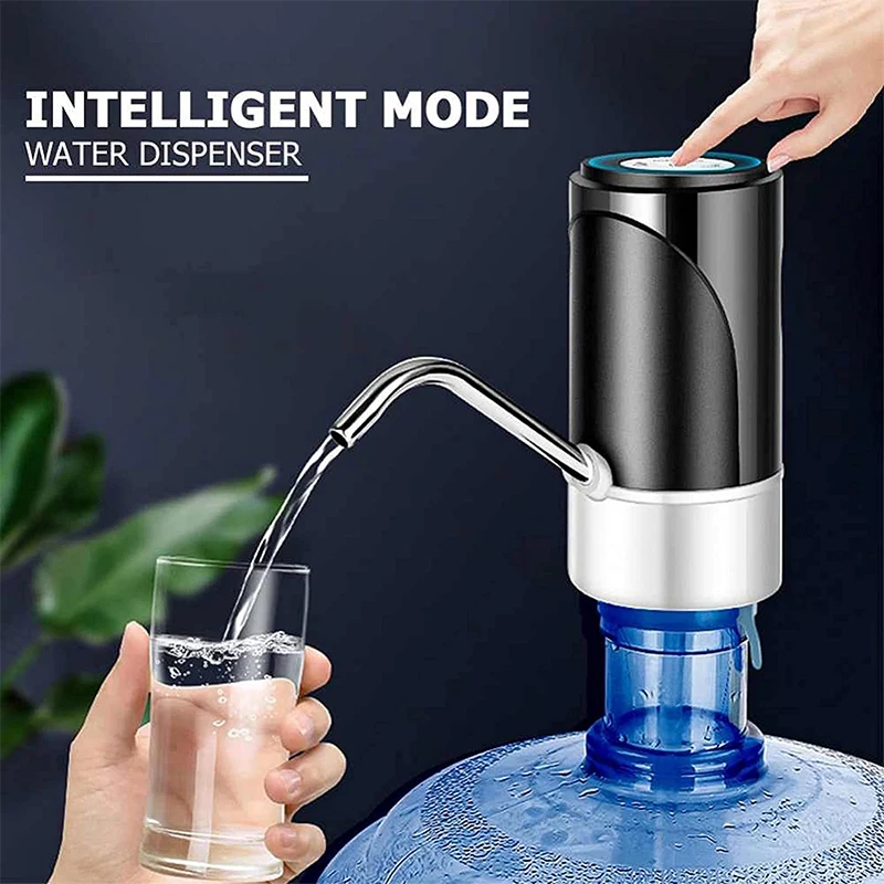 

Intelligent Water Pump Automatic Portable Electric Dispenser Gallon Drinking Bottle Barreled USB Charging Touch Switch Silent