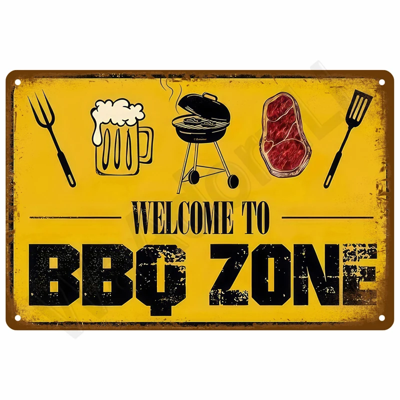 

Металлическая винтажная вывеска