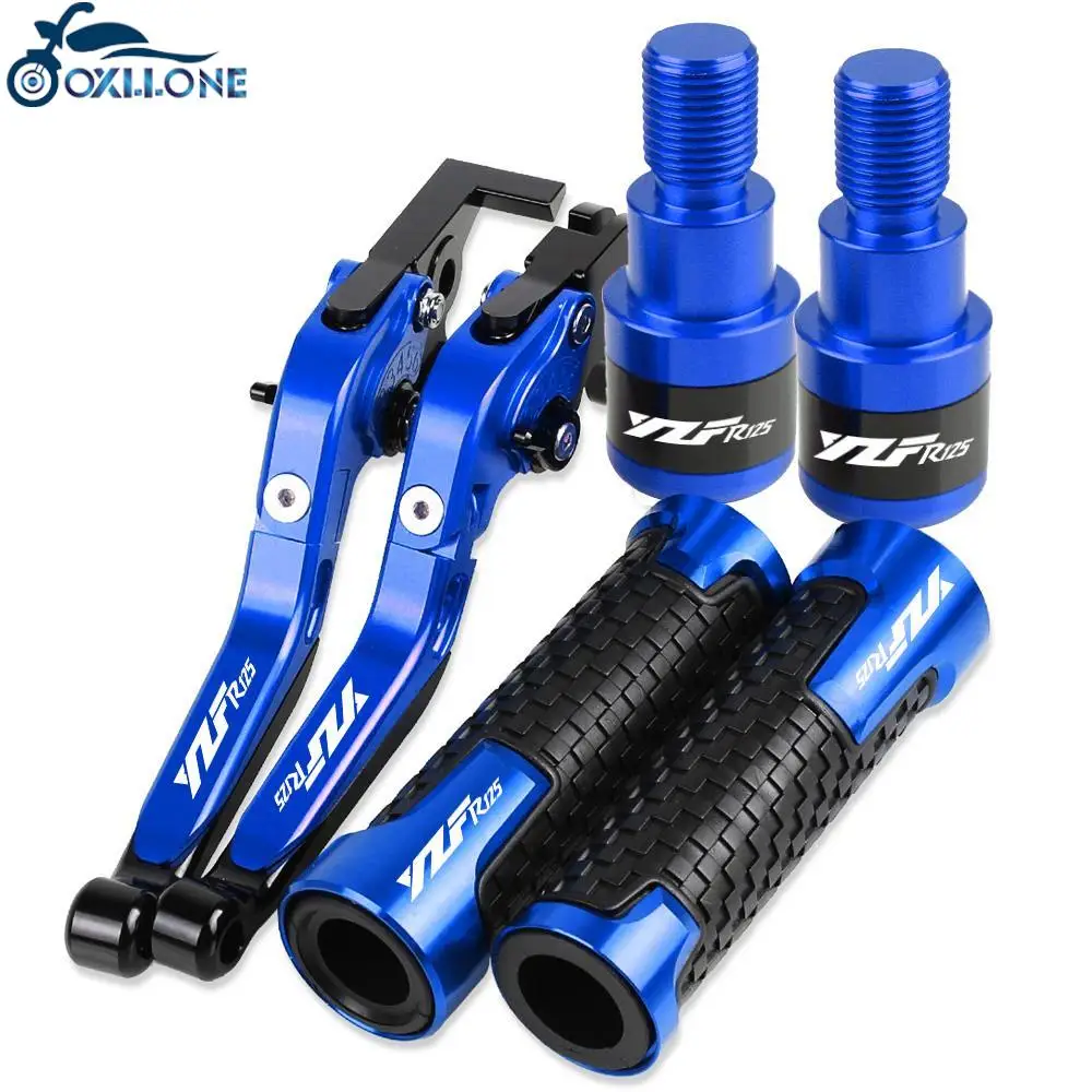 

For YAMAHA YZFR125 YZF R125 YZF-R125 all years Motorcycle adjustable Extendable Brake Clutch Levers Handlebar Hand Grips ends