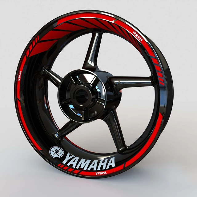 Vinyl Motorcycle Yamaha Sticker Wheel Kit Logo Rim Tyre Decal Yzf R1 R3 R6 R15 Tracer Fz1 Fz6 Fz8 Raptor 2
