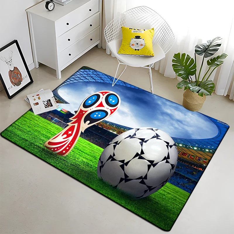 

Football creative custom carpet Non-slip Rug Baby Play Crawl Floor rugs for living room ugs for bedroom Insole kitchen rug