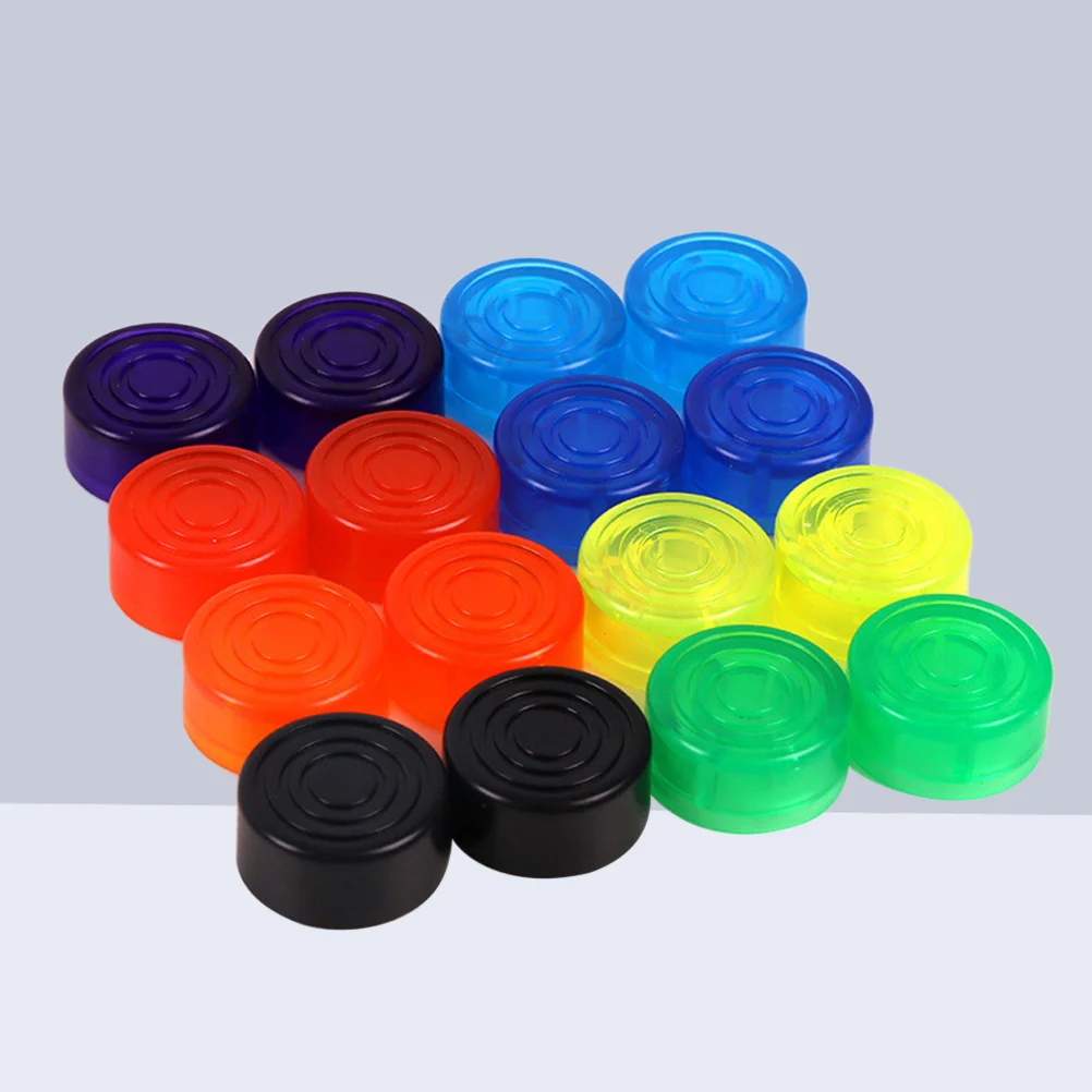 

10Pcs Guitar Effect Footswitch Topper Guitar Effect Nail Cap Anti- Colorful Protection Cap Effects Pedal Accessory for Uñetas