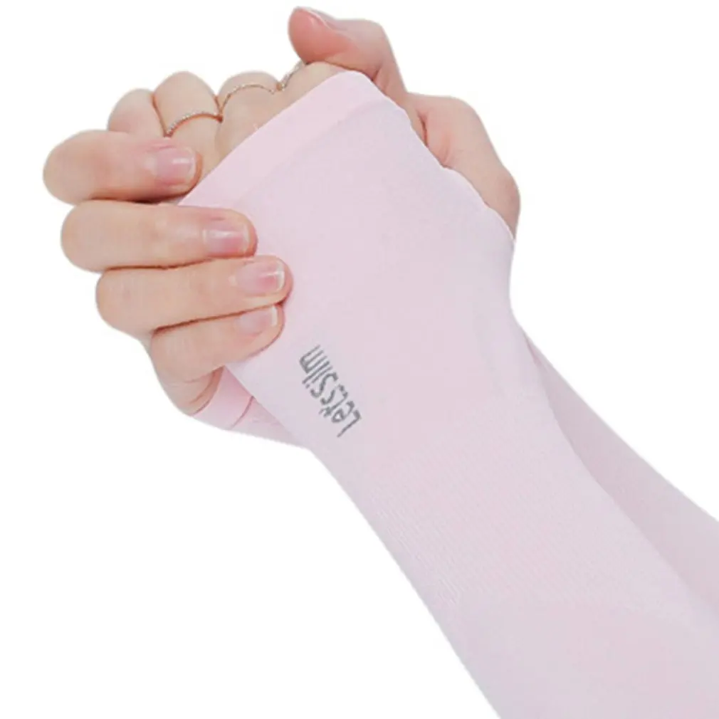 2 шт. Воздухопроницаемые быстросохнущие шелковые рукава для защиты от УФ-лучей |