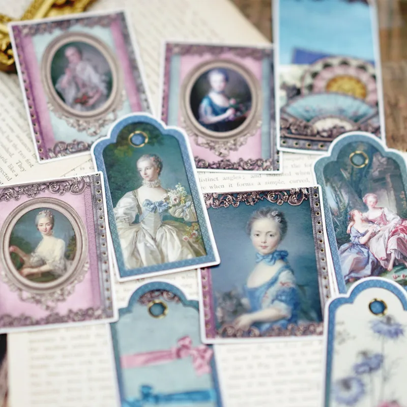 

Наклейки в стиле ретро с изображением двора в стиле барокко