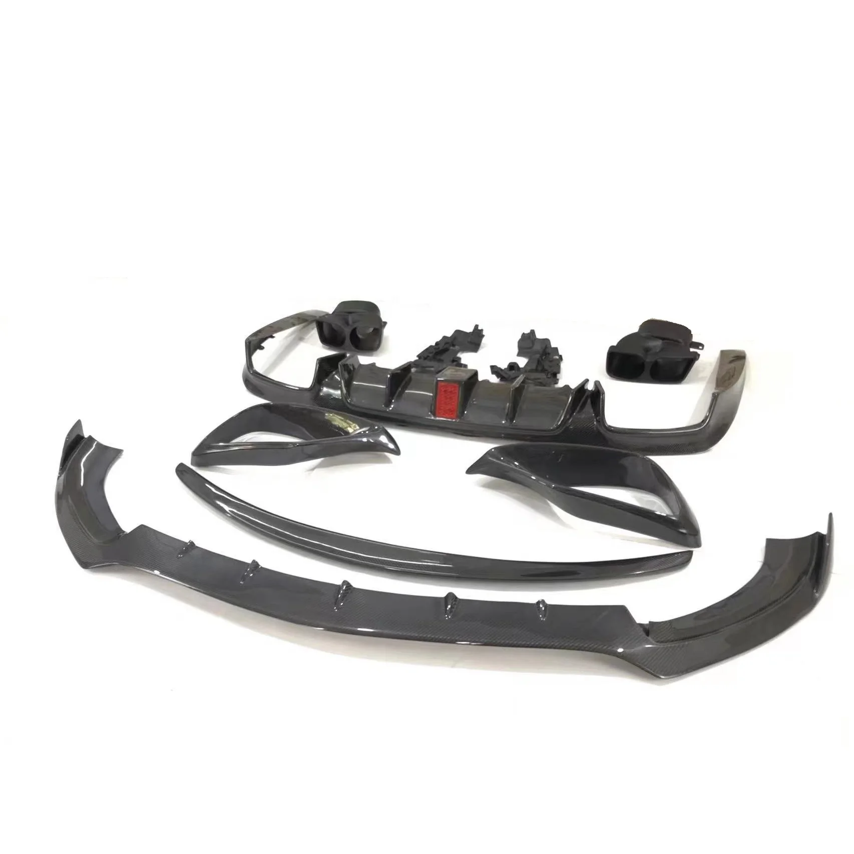 Для Mercedes Benz E63s w213 S213 E63 AMG REAL Карбоновый передний бампер крышка вентиляционного