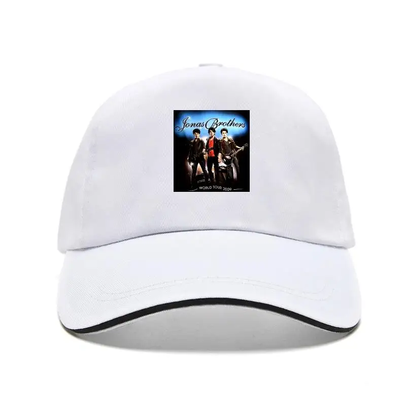 

The Jonas Brothers World Tour 2009 Concert Tour Bill Hat Black Adjustable Sunscreen