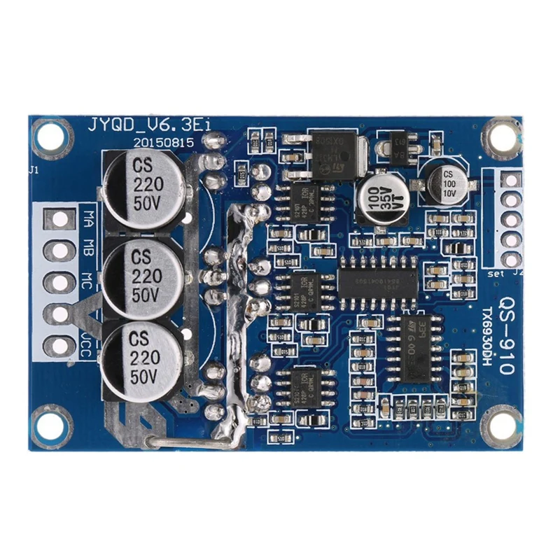 

DC12V-36V 500W Brushless Motor Controller Without Hall PWM Control Balanced Car Driver Board Durable Use Motor drive module PCBA