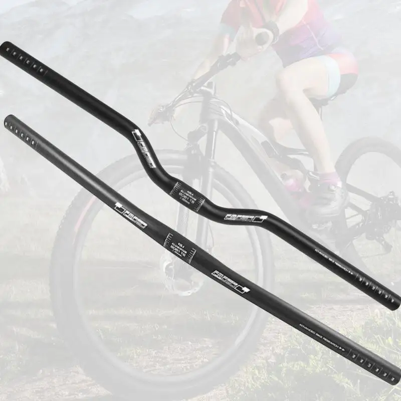 Горный велосипед 3K плоский горизонтальный руль из углеродного волокна для