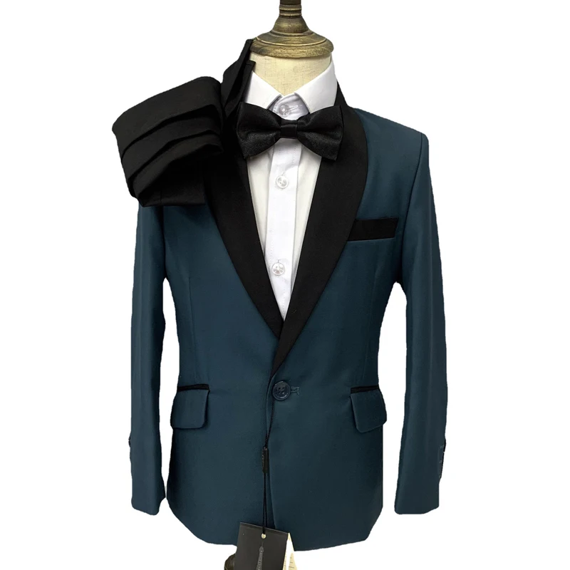 

Костюм для мальчика, однотонный, пиджак, штаны, для свадьбы, представлений