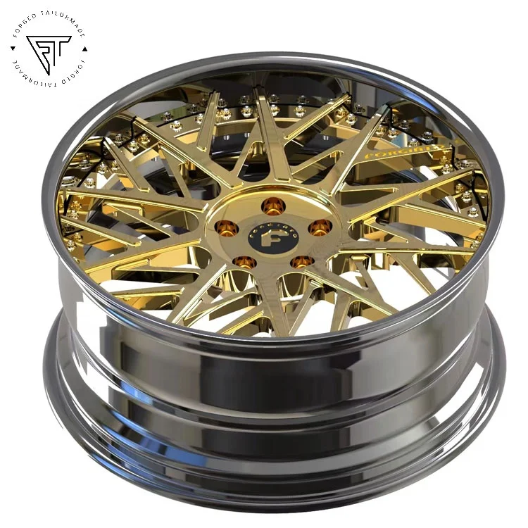 Алюминиевые 5X127 пользовательские диски Forgiato хромированные глубокие вогнутые 26