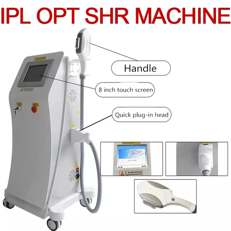 

IPL OPT SHR Hair Removal Laser Machine Skin Care Rejuvenation With 530nm 590nm 640nm Filters For Permanent Use