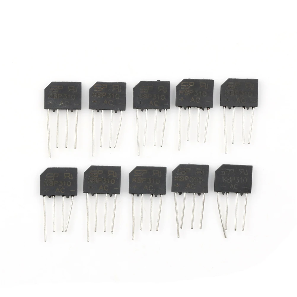 

10Pcs 3A 1000V KBP310 Replace RS310 SEP Bridge Rectifier