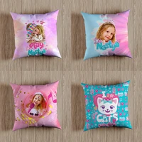 like nastya pillow case anime cushion cover pillow cover decorative pillows for sofa home decor pillowcase no insert 45x45cm