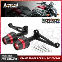 for yamaha v max 1700 2009 2021 frame sliders crash protector motorcycle accessories bobbin falling protection moto pads vmax