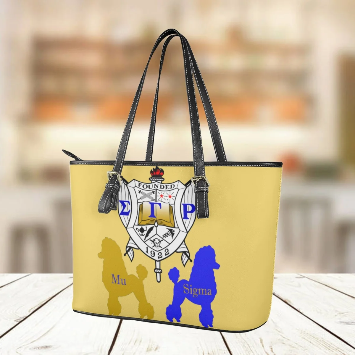 Elegant Handbags Women 2023 Luxury Shoulder Bags Sigma Gamma Rho Design Pattern PU Leather Ladies Tote Bags Top-Handle Drop Ship