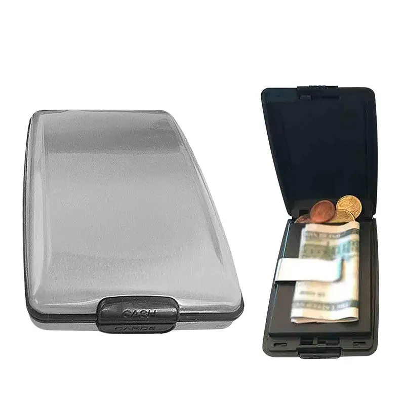 

Металлический бумажник для кредитных карт, многофункциональный металлический защитный бумажник для кредитных карт, многофункциональный блокирующий деловой телефон с радиочастотной идентификацией