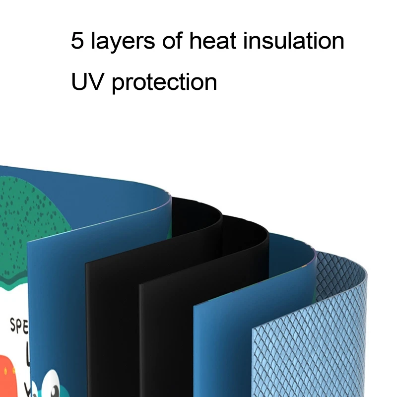 Складной солнцезащитный козырек для переднего и заднего бокового окна