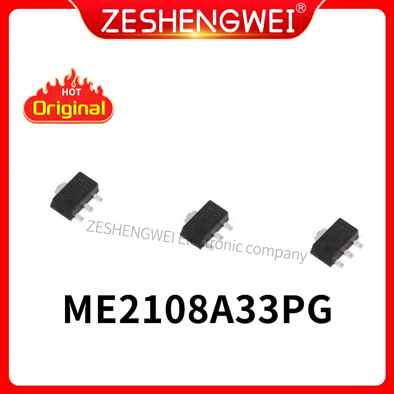 

10PCS ME2108A33PG 2108A ME2108 SOT-89 DC Chip ME2108A 3.3V New Original