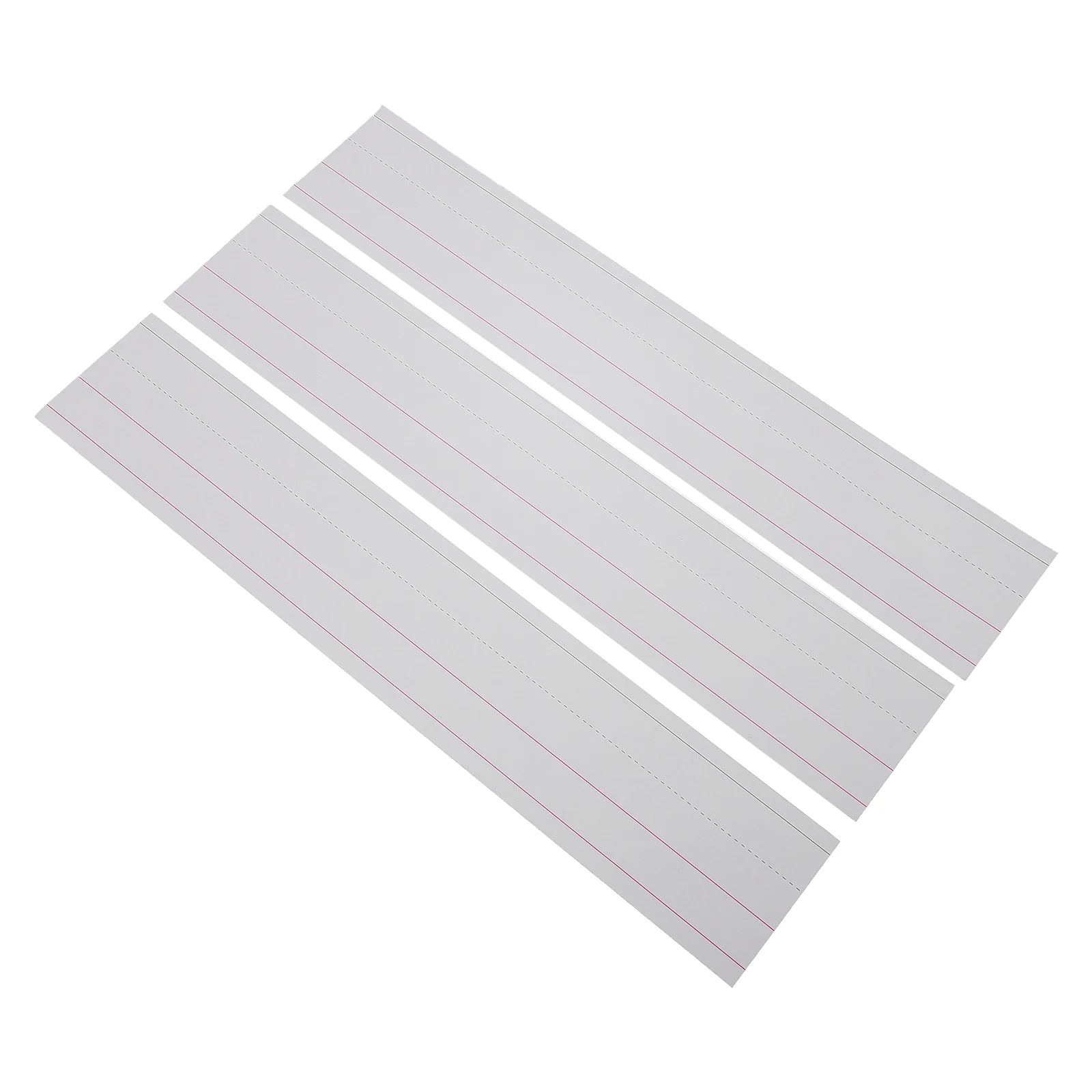 

50 Pcs Classroom Supplies Dry-Erase Sentence Strips Letter Sticker School Teaching Aids Blank Alphabet Cards Letter Learning