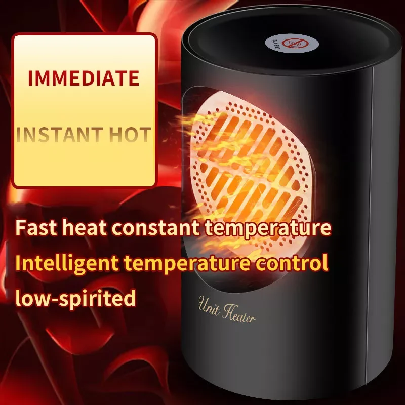 

110 В мини портативный нагреватель 2s Быстрый Вентилятор горячего воздуха умный термостат нагреватель защита от перегрева для спальни туалет...