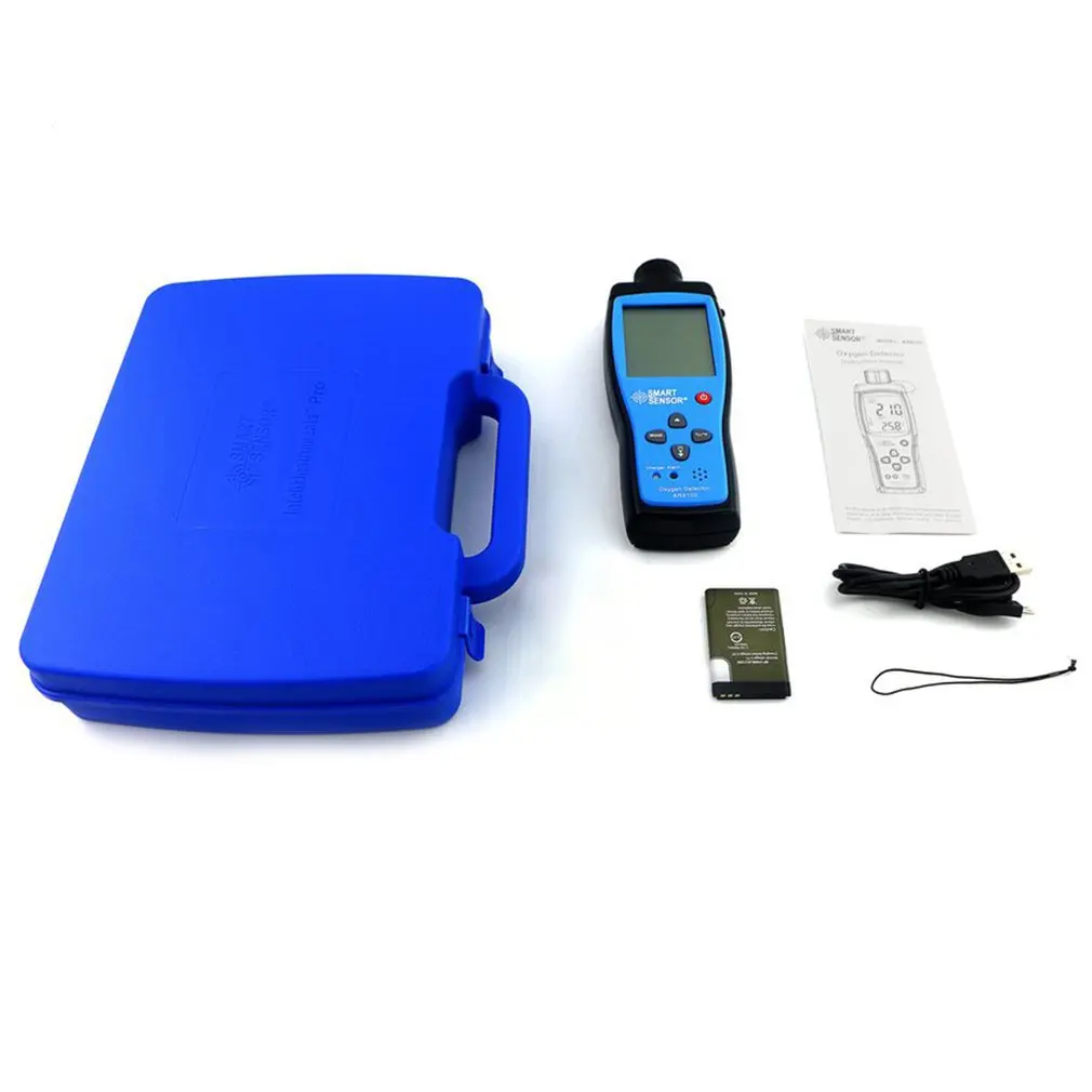 

AR8100 Air Quality Monitor Gas Meter O2 Oxygen TEMP Detector Analyzer Handheld Tester Temperature Thermometer