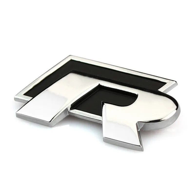 

Автомобильная новая 3D металлическая спортивная наклейка, значок на тело, наклейка для Volkswagen Golf R Rline Tiguan Touareg Polo GTI CC Passat r36 Scirocco