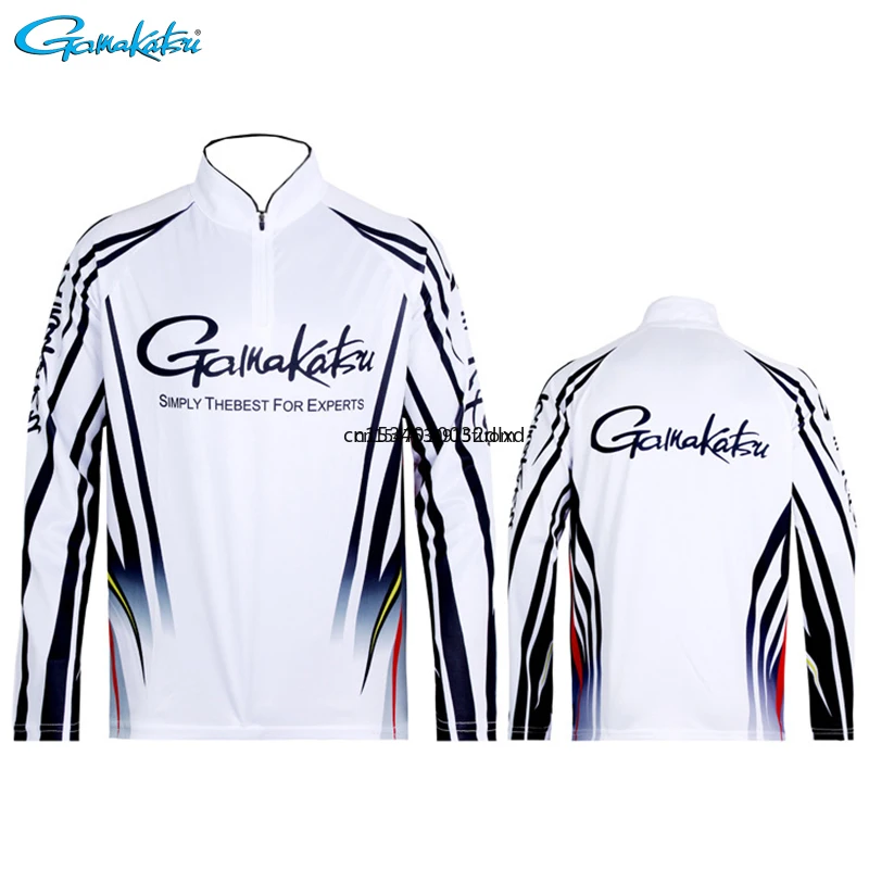 

Long Sleeve Fishing Clothes Zippers Outdoor Sprots Sunscreen Breathable Ultrathin Summer Anti-UV Fishing Shirts