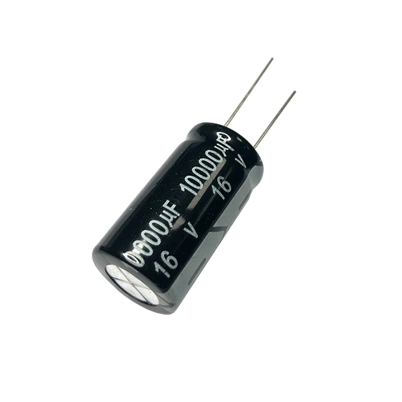 Фото 16v10000uf 18x30mm алюминиевые электролитические конденсаторы 10000uf16v 16v 10000uf 10000mf 10000mfd 16v10000mf 10000mf16v 6800uf №2