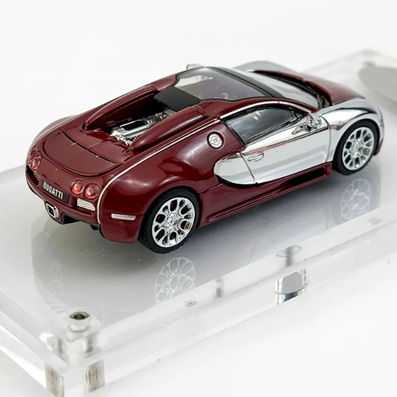 Литая под давлением масштаб 1:64 Bugatti Veyron дуплексная цветная копия модель