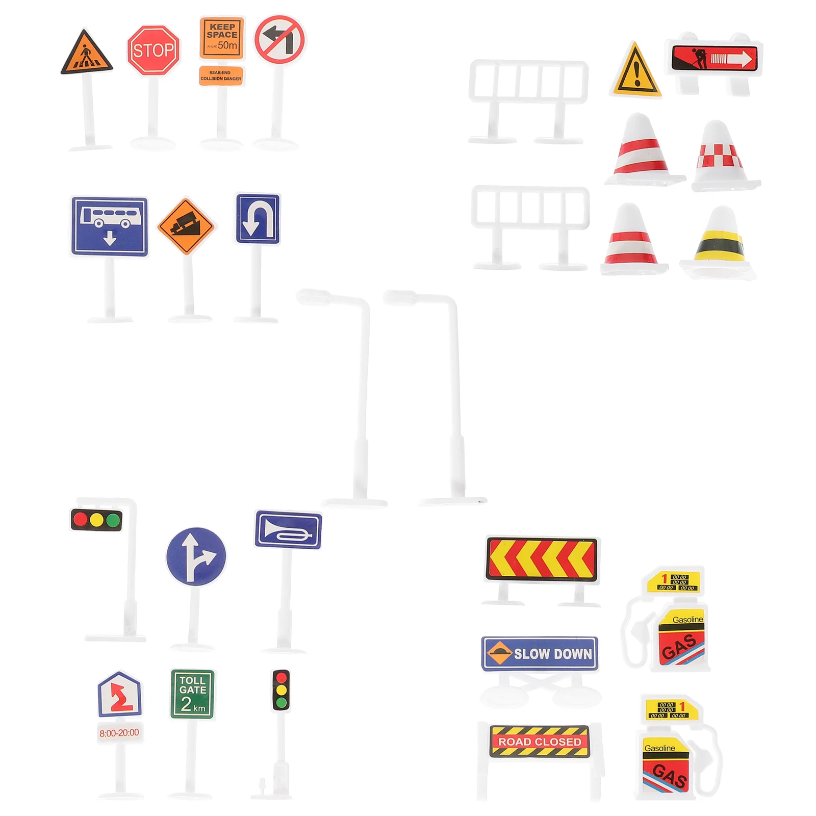 Детские дорожные знаки игрушечный орнамент дорожный реквизит мини-конусы