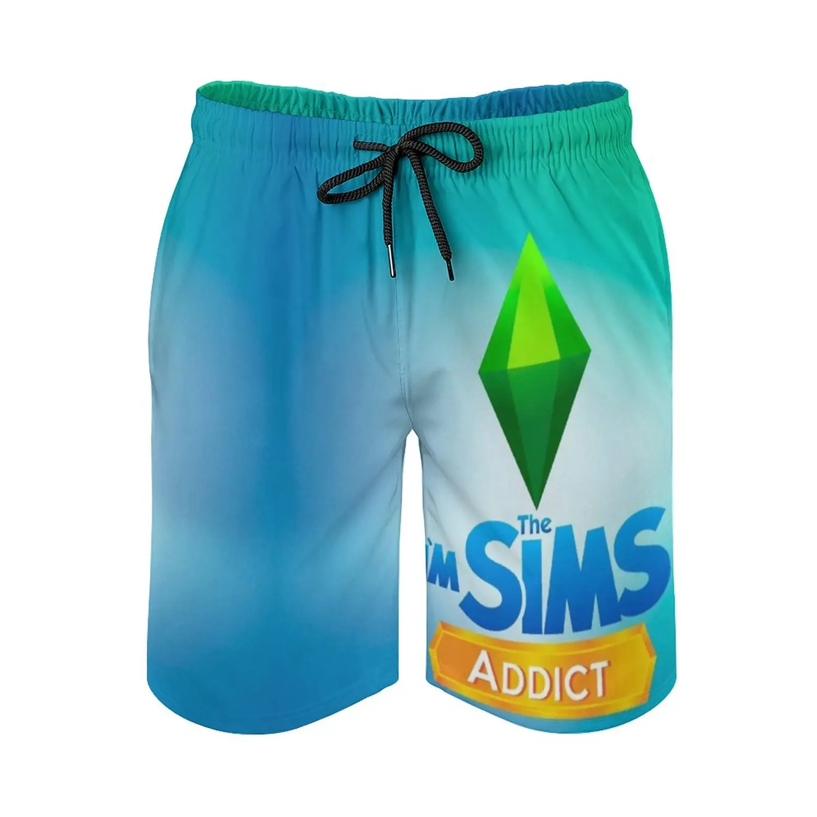

I'M The Sims Addict Quick Dry Summer Mens Beach Board Shorts Briefs For Man Gym Pants Shorts The Sims 4 The Sims 3 The Sims 2