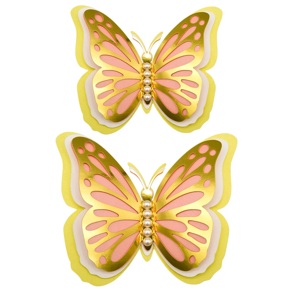 

Wall Decals Butterflies Stickers 3D Decorative Decoration Removable Diy Decor Muralbedroom Home