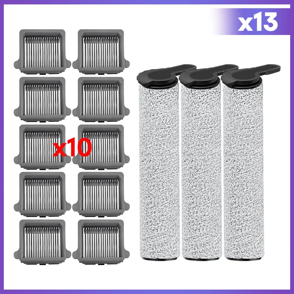 

Мягкая роликовая щетка-фильтр, подходит для Tineco Floor One S7, запасные части для парового пылесоса, аксессуары Hepa, замена