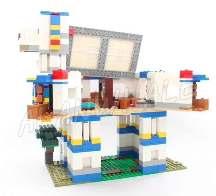 1252 шт. Детский конструктор Большая лама