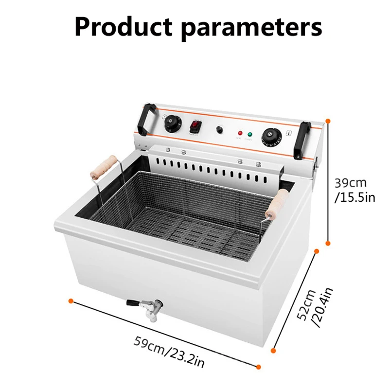 Электрическая Фритюрница оборудование для обработки пищевых продуктов