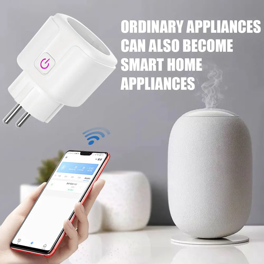 Смарт-розетка беспроводная 16 А с монитором питания |