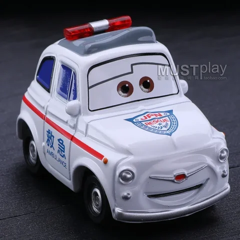 TAKARA TOMY Tomica Disney CARS Луиджи и Гуидо Скорая Помощь Металлическая модель