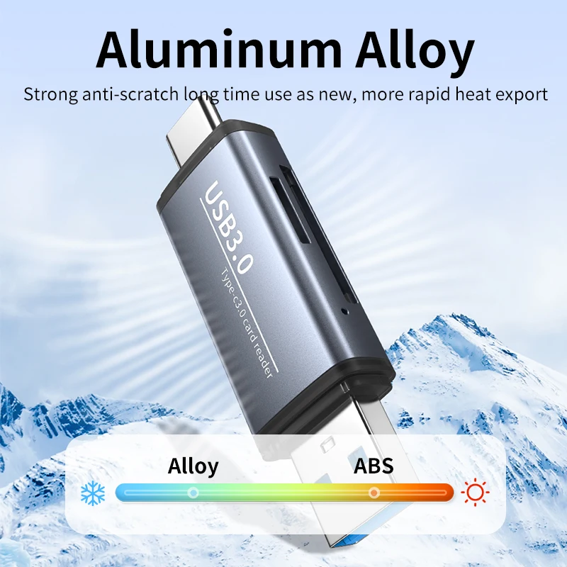 Кардридер Unnlink с USB 3 0 и Type C на SD MicroSD TF карта памяти для ПК ноутбука телефона