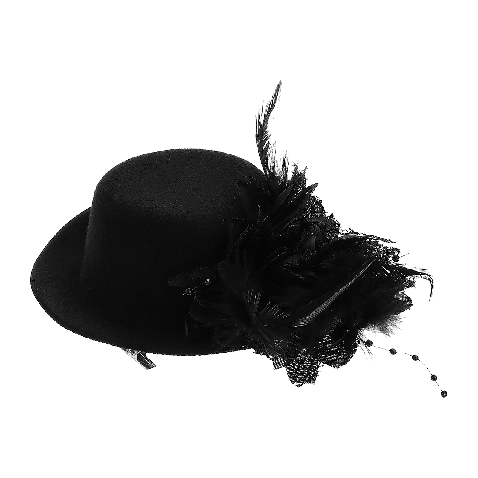 

Halloween Flower Hat Hair Clip Woman Fascinators Hats Women Mini Barrettes