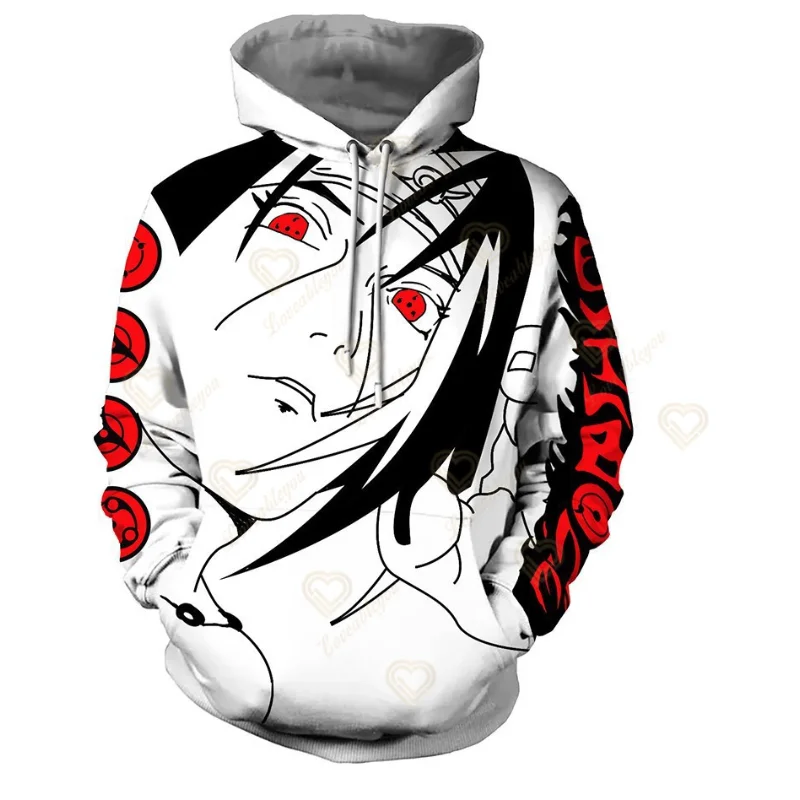 

Kids Naruto Hoodie Kakashi Hatake Uchiha Itachi Sasuke Hooded Pullover Cosplay Harajuku Casual Tracksuit Cool Autumn Hoody Tops