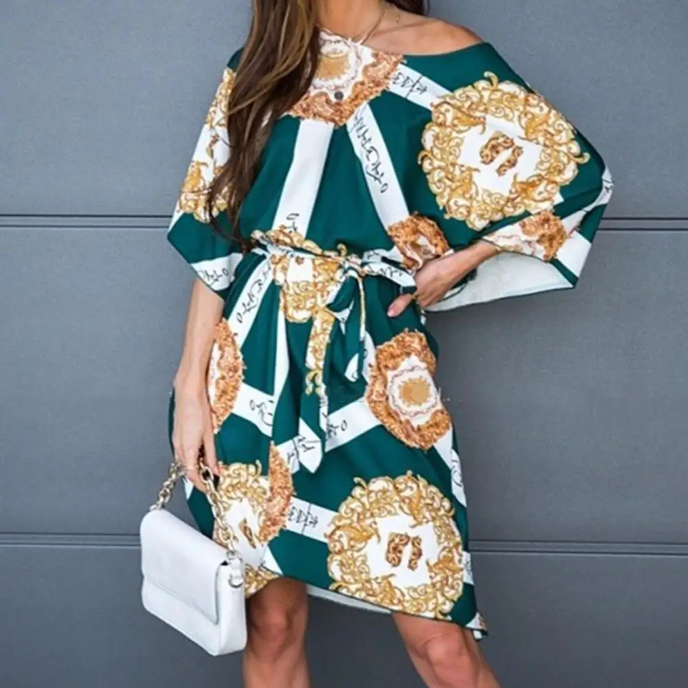 

Trendy Summer Dress One Shoulder Cool Female Dress Sexy Women Dress